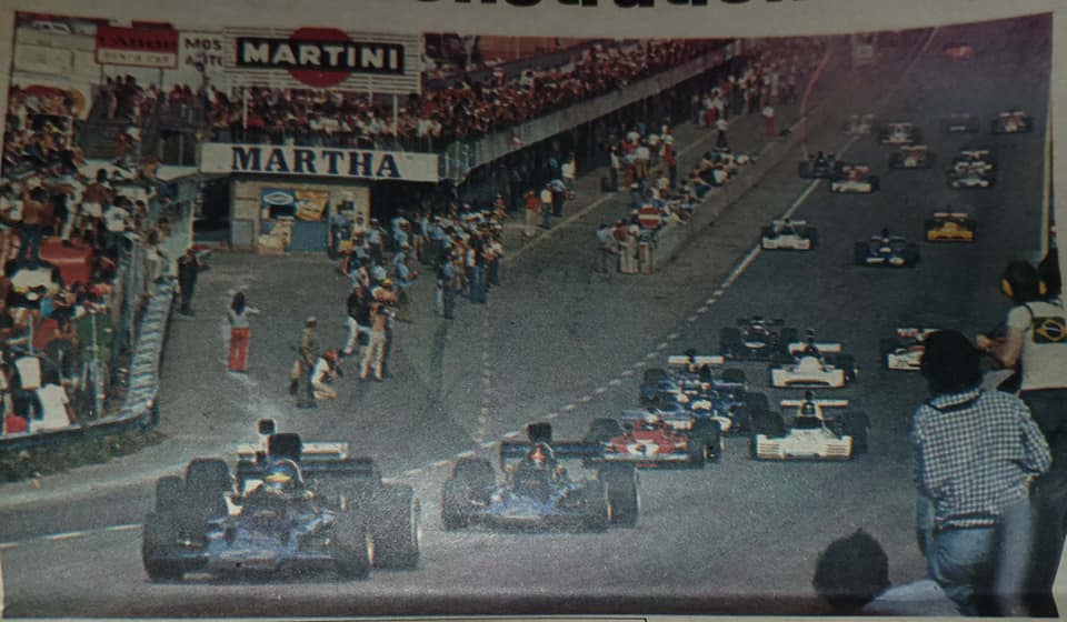 The start of the Austrian Grand Prix in Zeltweg on 19 August 1973.