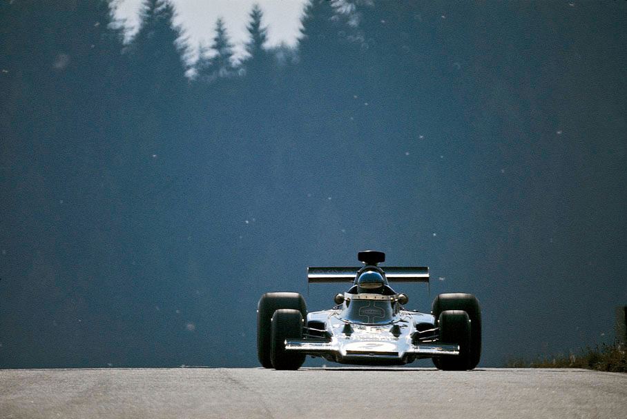 Ronnie Peterson at the Austrian Grand Prix in Zeltweg on 19 August 1973.