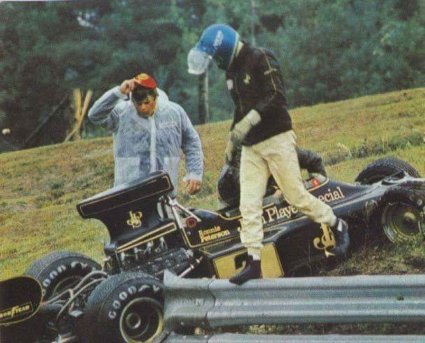 Ronnie Peterson, Lotus, in Canada in 1973.