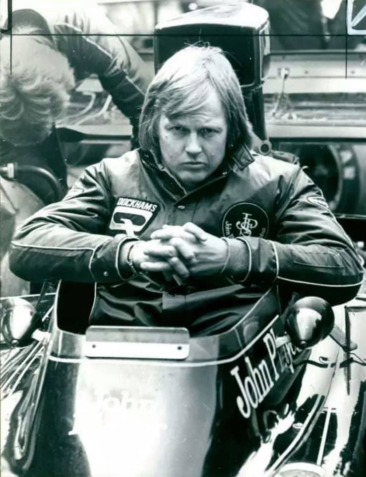 Ronnie Peterson in his Lotus.