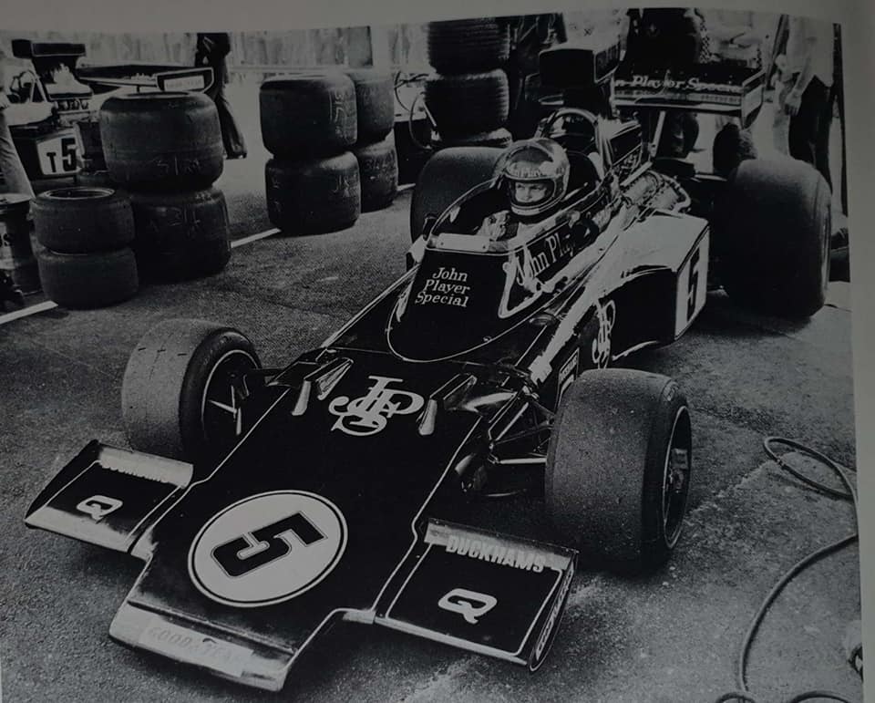 Ronnie Peterson in his Lotus.