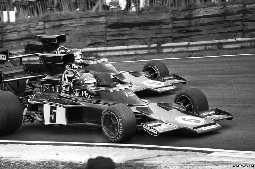 Ronnie Peterson and Jacky Ickx.
