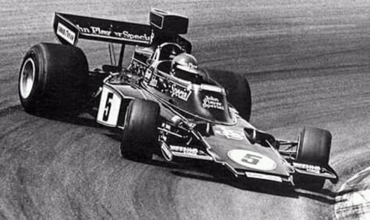 Ronnie Peterson maybe at Zandvoort on 22 June 1975.