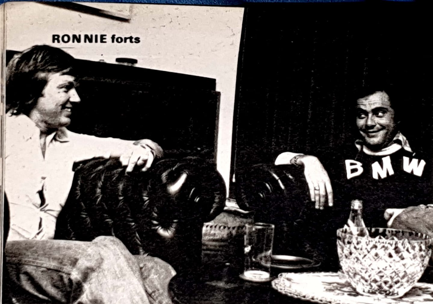 Ronnie Peterson and Gunnar Nilsson in 1976.