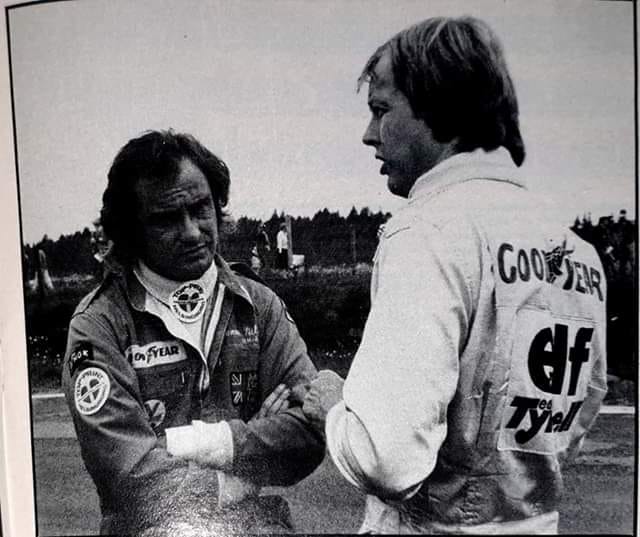 Ronnie Peterson and Gunnar Nilsson in 1977.