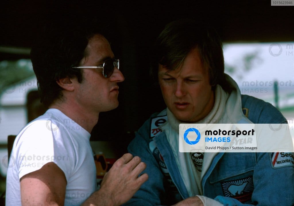 Patrick Depailler and Ronnie Peterson in 1977, Tyrrell time.