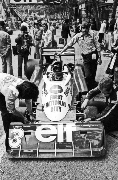 1977, Tyrrell time for Ronnie Peterson.