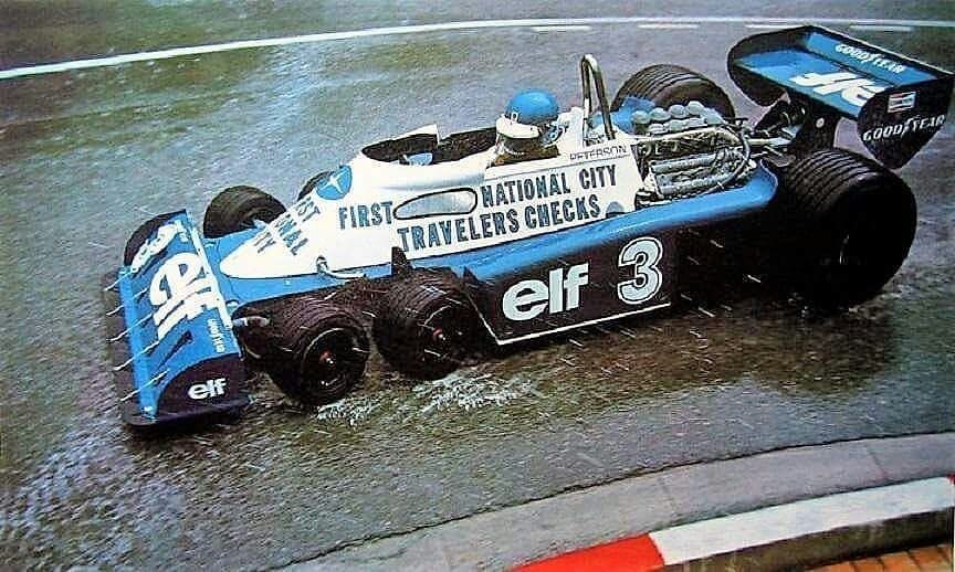 Ronnie Peterson, Tyrrell P34, in 1977.