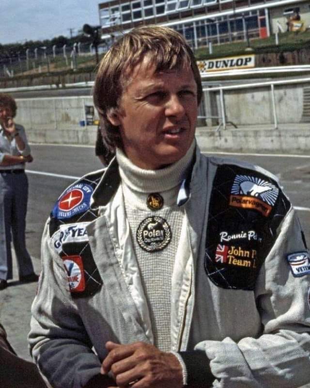 In the first months of 1978 Ronnie Peterson wore a white suit.