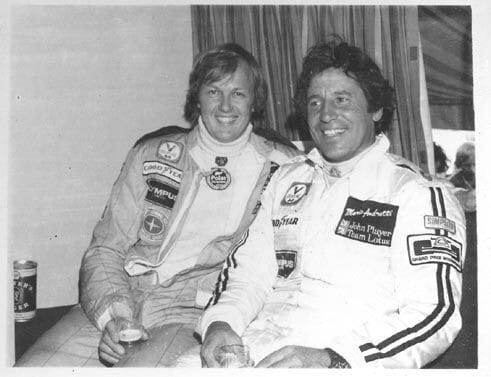 Ronnie Peterson and Mario Andretti in 1978.