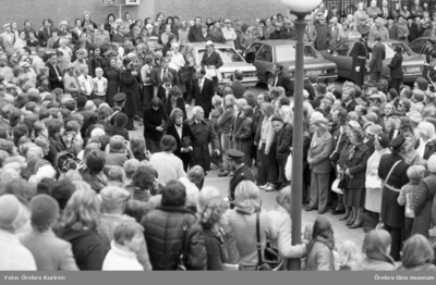 Ronnie Peterson’s funeral on 15 September 1978. 