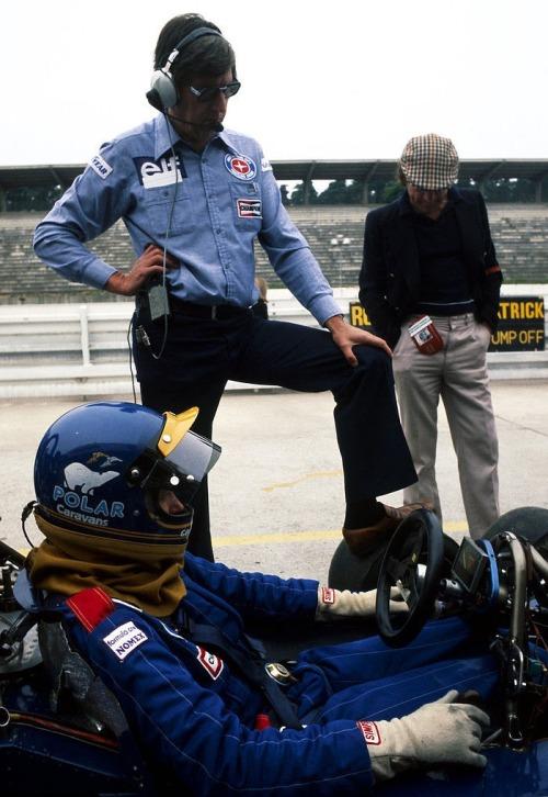 Picture of Ronnie Peterson and Ken Tyrrell