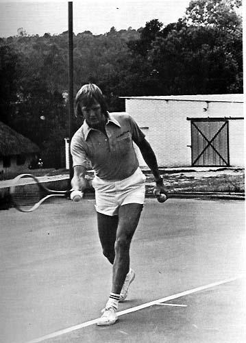 Ronnie playing tennis