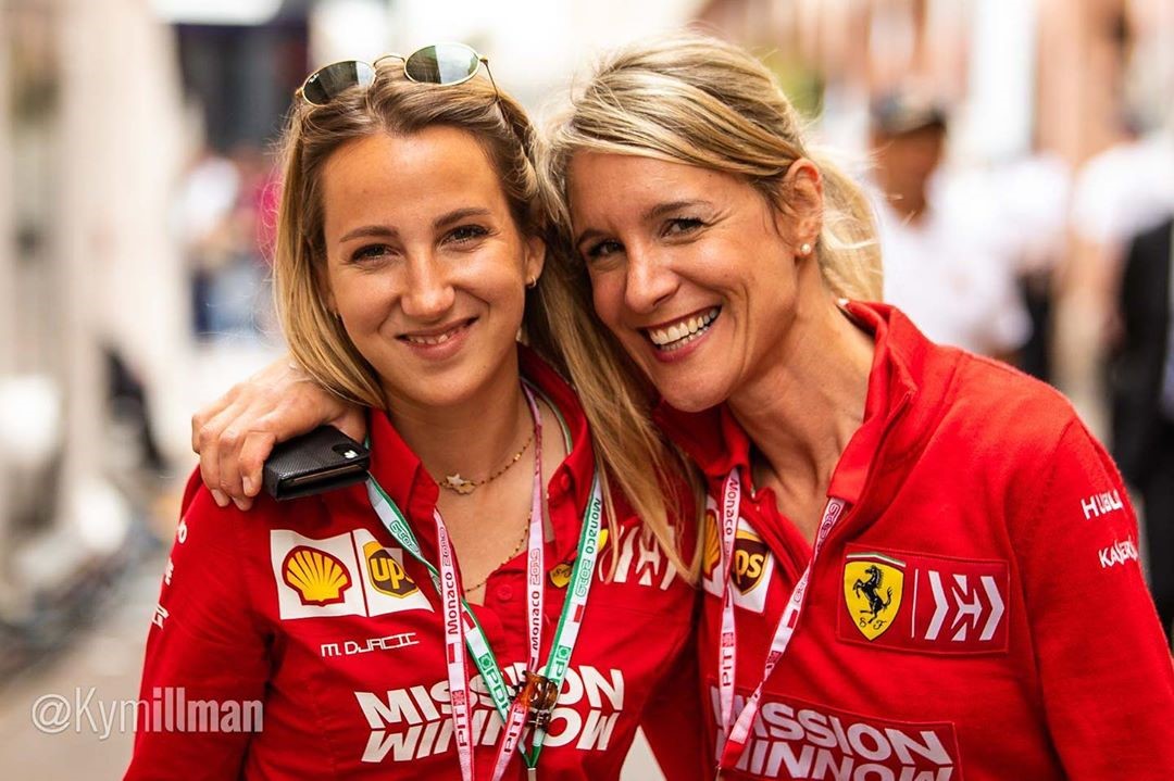 Mia Djacic & Britta Roeske - Ferrari Press Officers.
