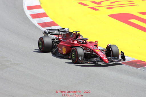 Charles Leclerc in Ferrari Formula 1 car