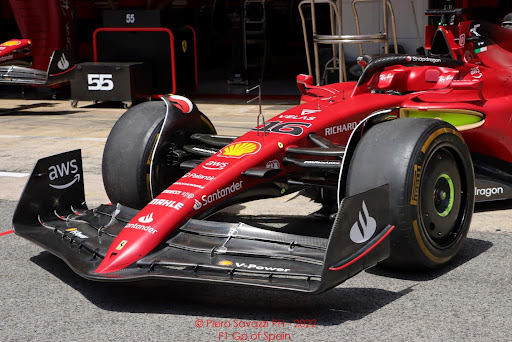 Charles Leclerc in Ferrari Formula 1 car