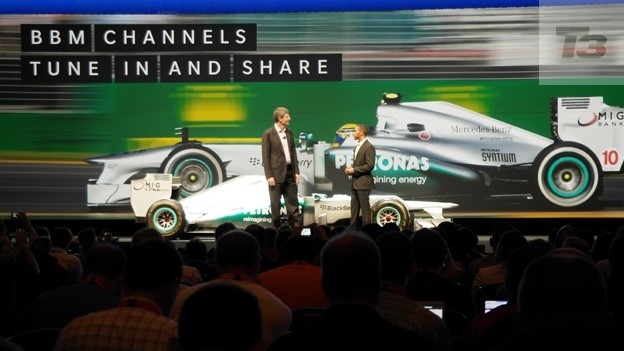 The Mercedes sponsored by Petronas.