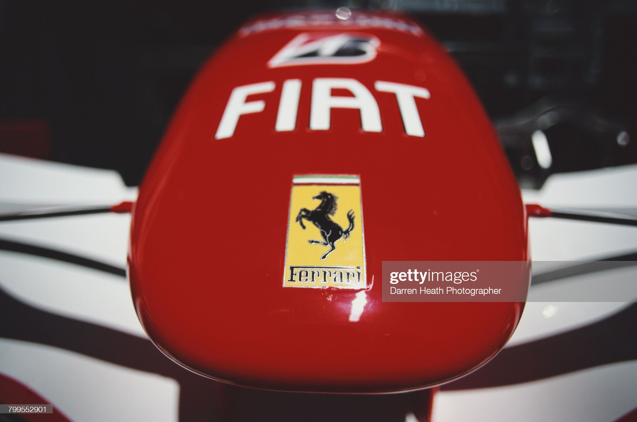 A detailed view of the nose section of the Ferrari F2005 V10 during the F1 Turkish Grand Prix on 21 August 2005 at the Circuit Istanbul Park. 