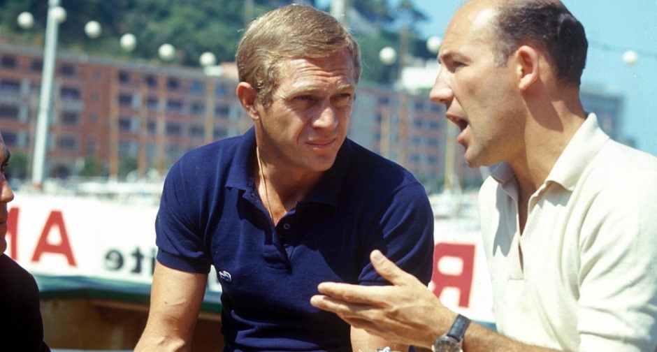 Stirling Moss and Steve McQueen.