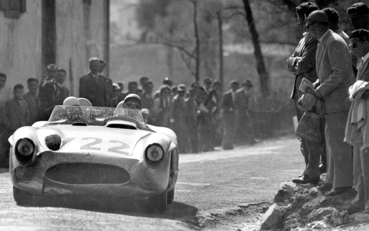 Moss and Jenkinson’s victory at the Mille Miglia.