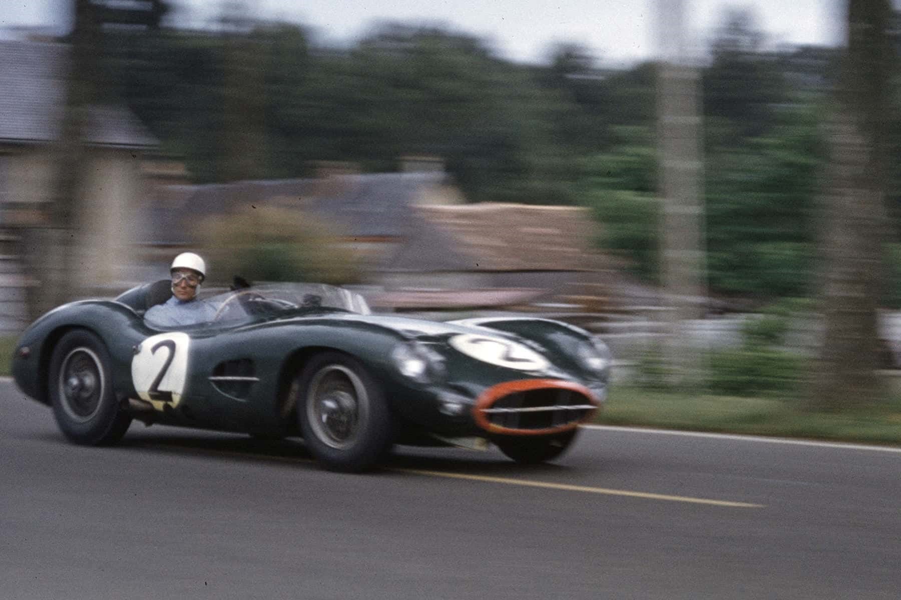 Stirling Moss in action.