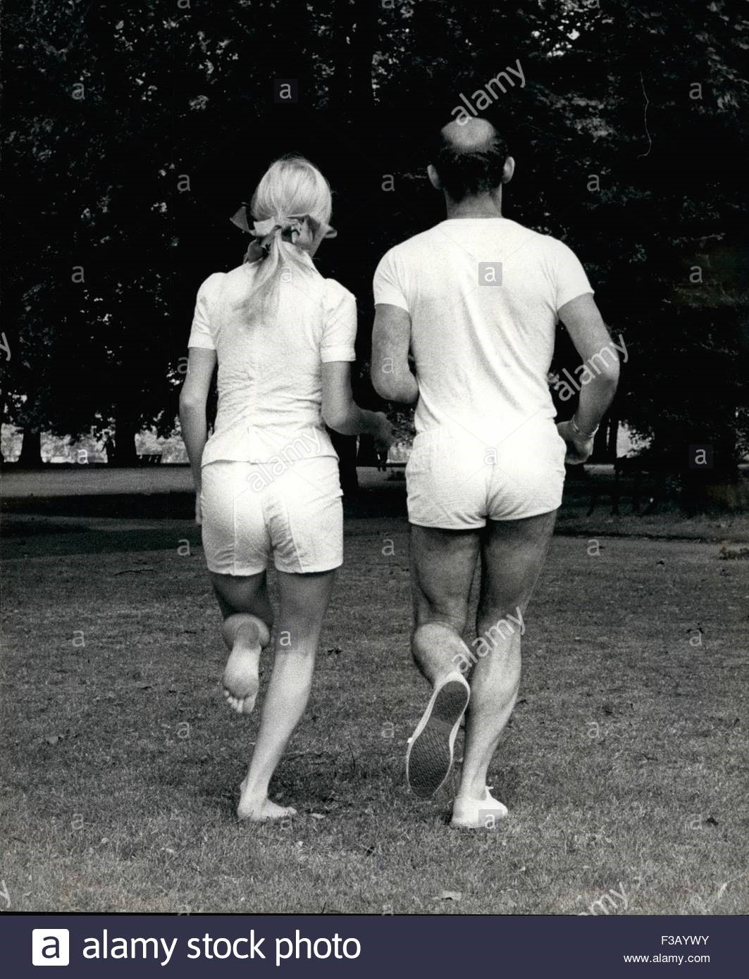 January 03, 1965. Stirling finds a keep-fit friend: in training for his first to competitive drive in several years, the 84 hour marathon event at West Germany's Nurbugring circuit, in August - Stirling Moss has hately been taking an early morning keep-fit run in Hyde Park. And in the last week he has been joined by an attractive young Swedish actress. Agneta Eckemyr, whom he met in the park, who is also a keep fit fiend and a near neighbour of Stirling. Agneta, 18, has been in London for two fil tests - one for the latest James Bond epic ''On her Majesty's Secret Service'' - and for ''A.B.C.D.E. 