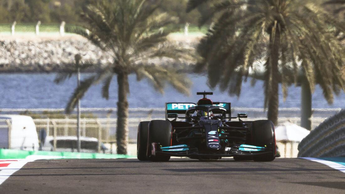 Lewis Hamilton at Abu Dhabi.