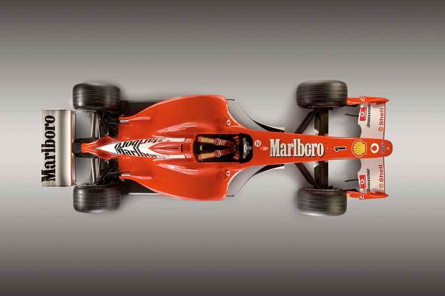 Ferrari F2004 is one of the most dominant cars in the history of F1.