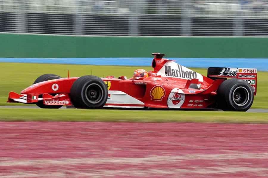 Michael Schumacher in Ferrari F2004, Australian Grand Prix.
