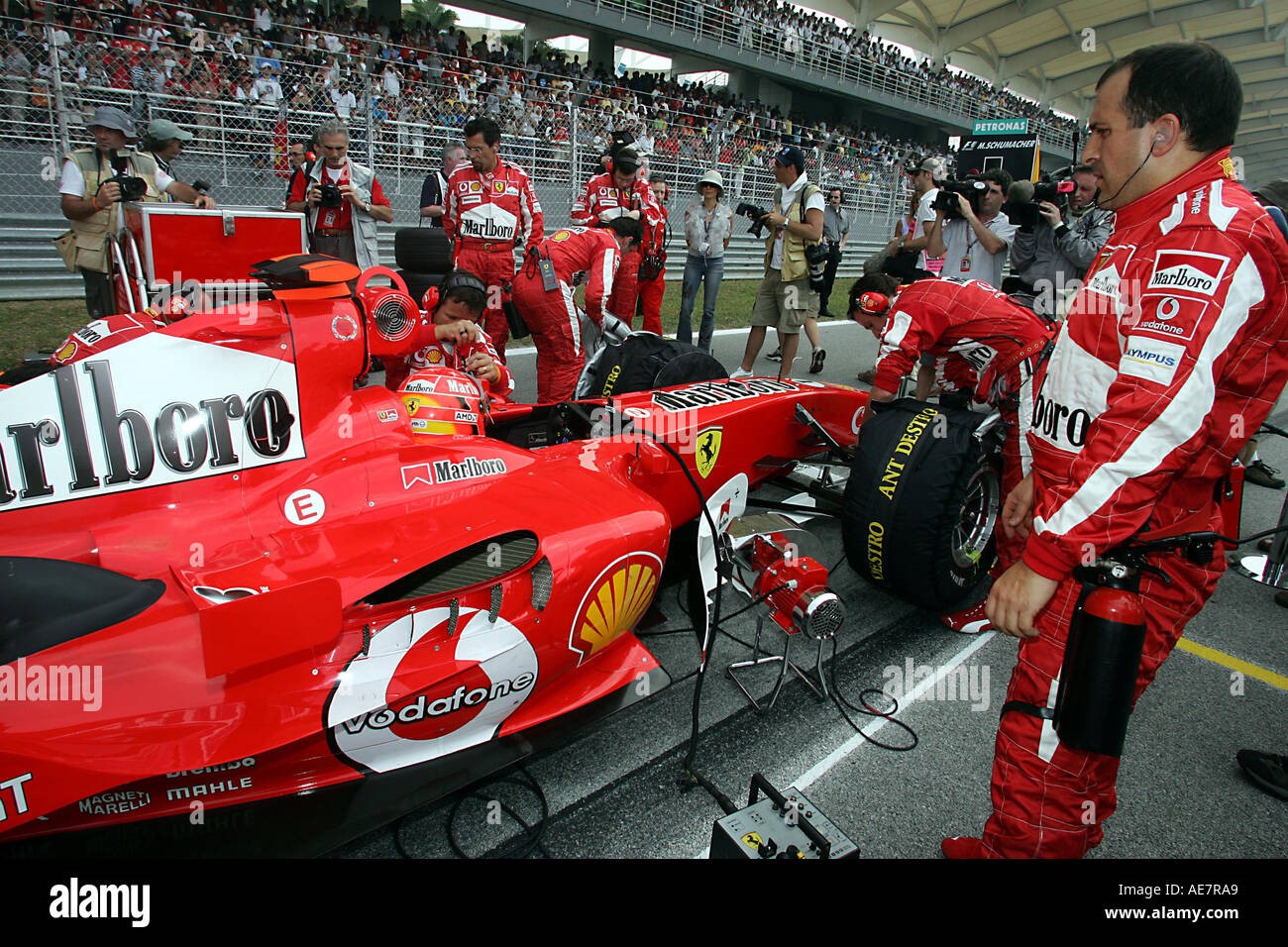 Michael Schumacher, Ferrari F2004, Malaysian Grand Prix.