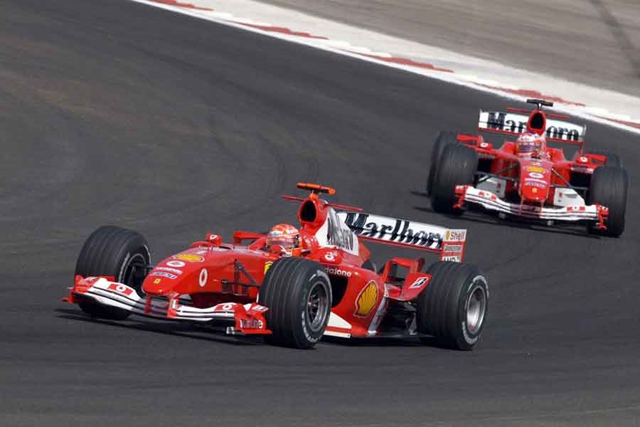 In 2004 Schumacher and Barrichello proved that they are perfect partners.