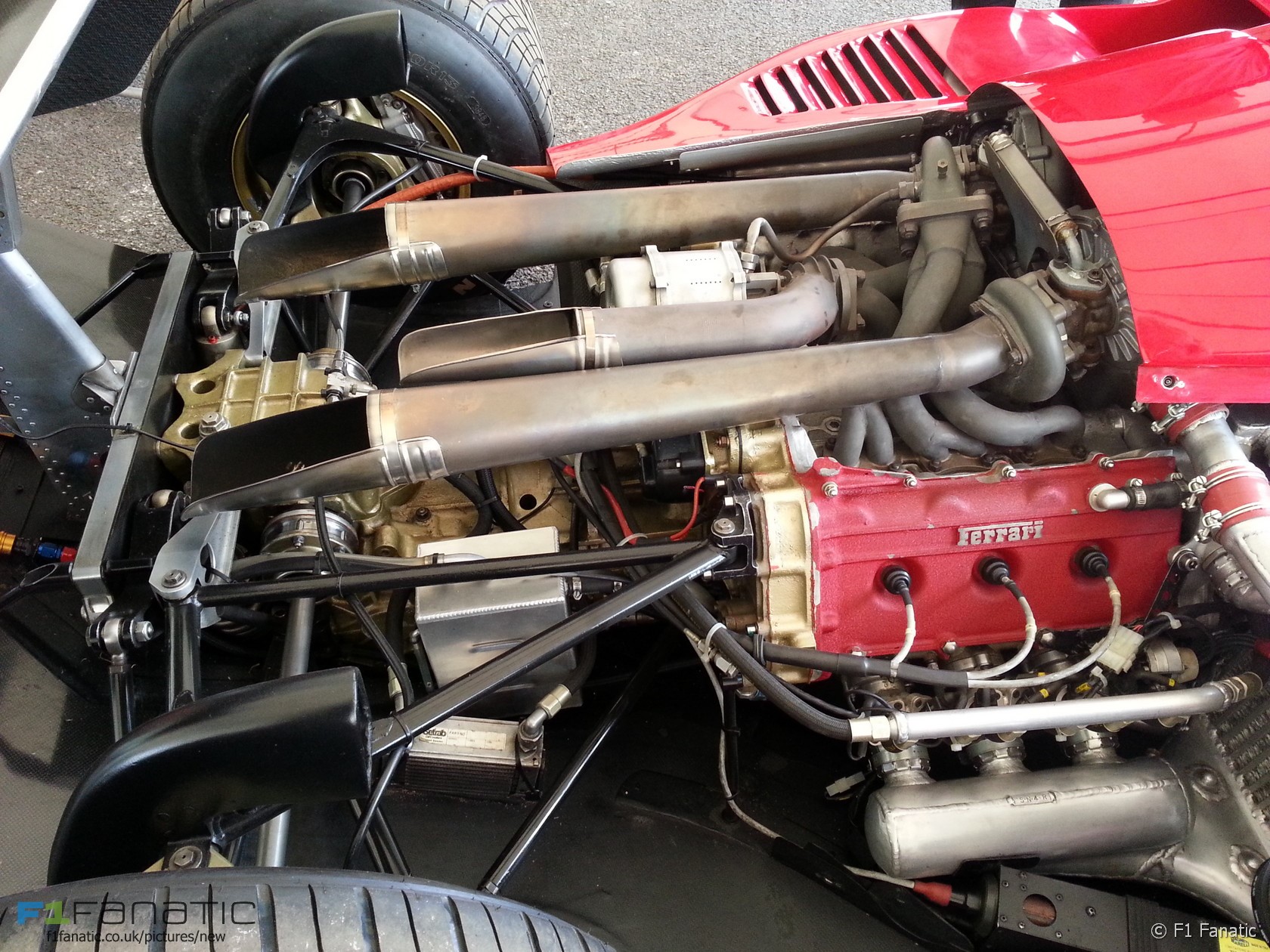 1984 Ferrari 126 C4 engine.