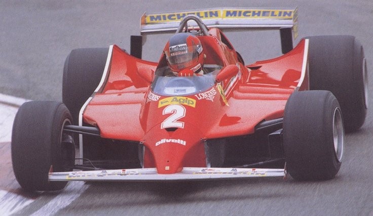 Gilles Villeneuve, Ferrari 126 C, Imola 1980.