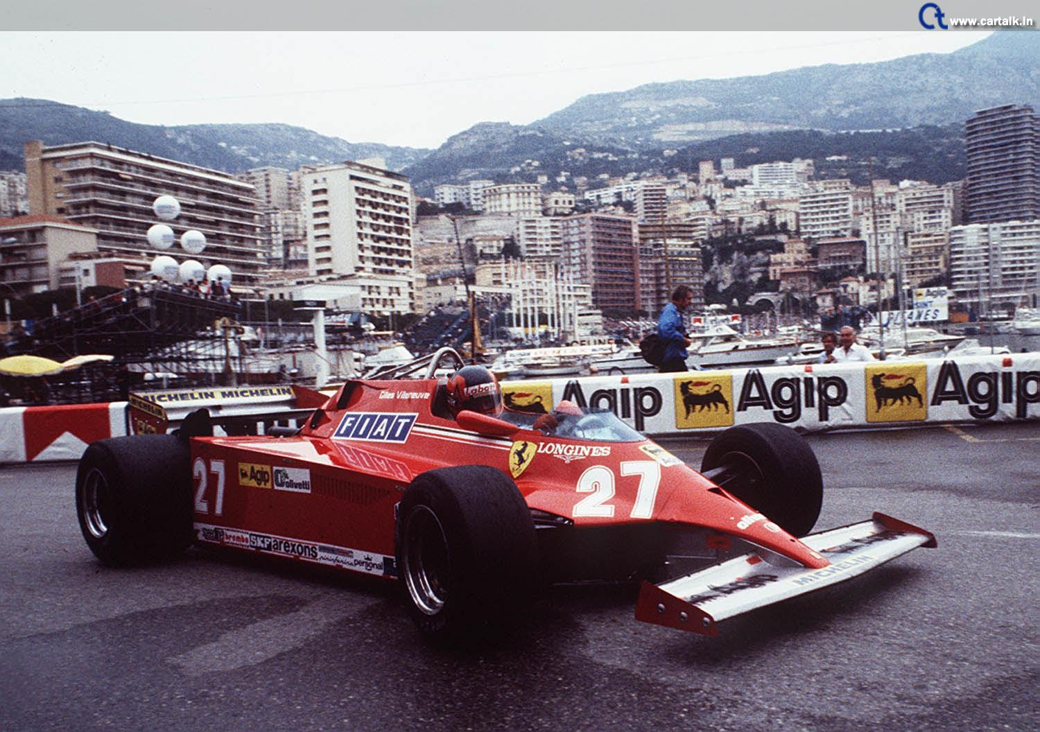 Gilles Villeneuve, Ferrari, Monaco 1981.