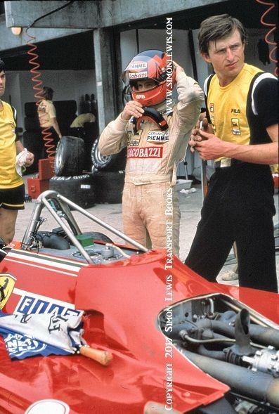Gilles Villeneuve, Ferrari 126 C, Brazil Grand Prix pits, 1982.