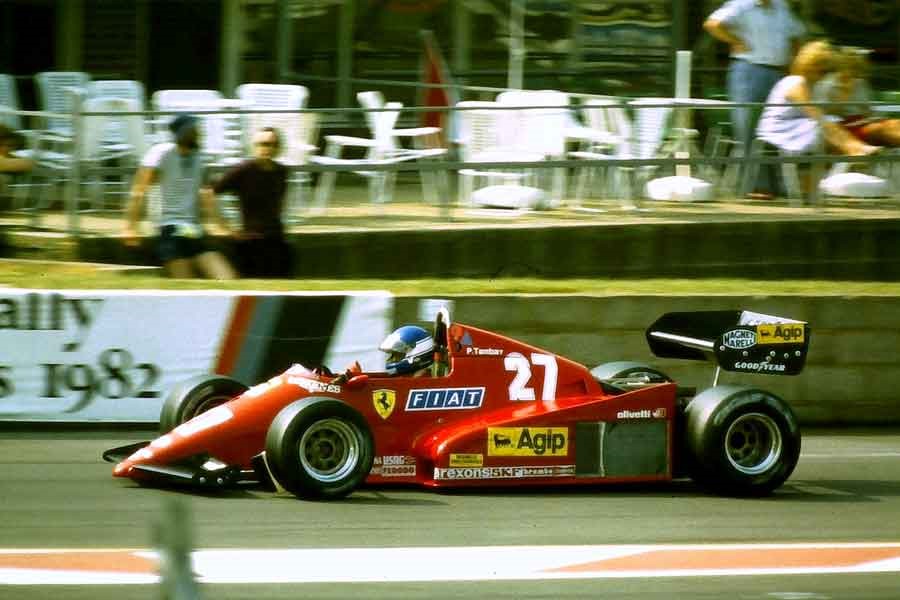 Patrick Tambay in Ferrari 126C3, 1983.