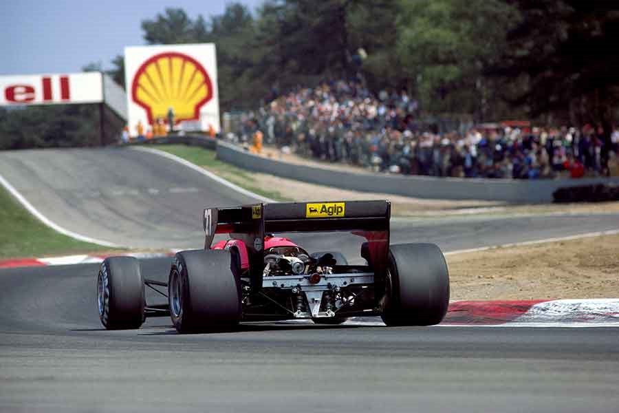 Michele Alboreto in Ferrari 126C4, 1984 Belgian Grand Prix.