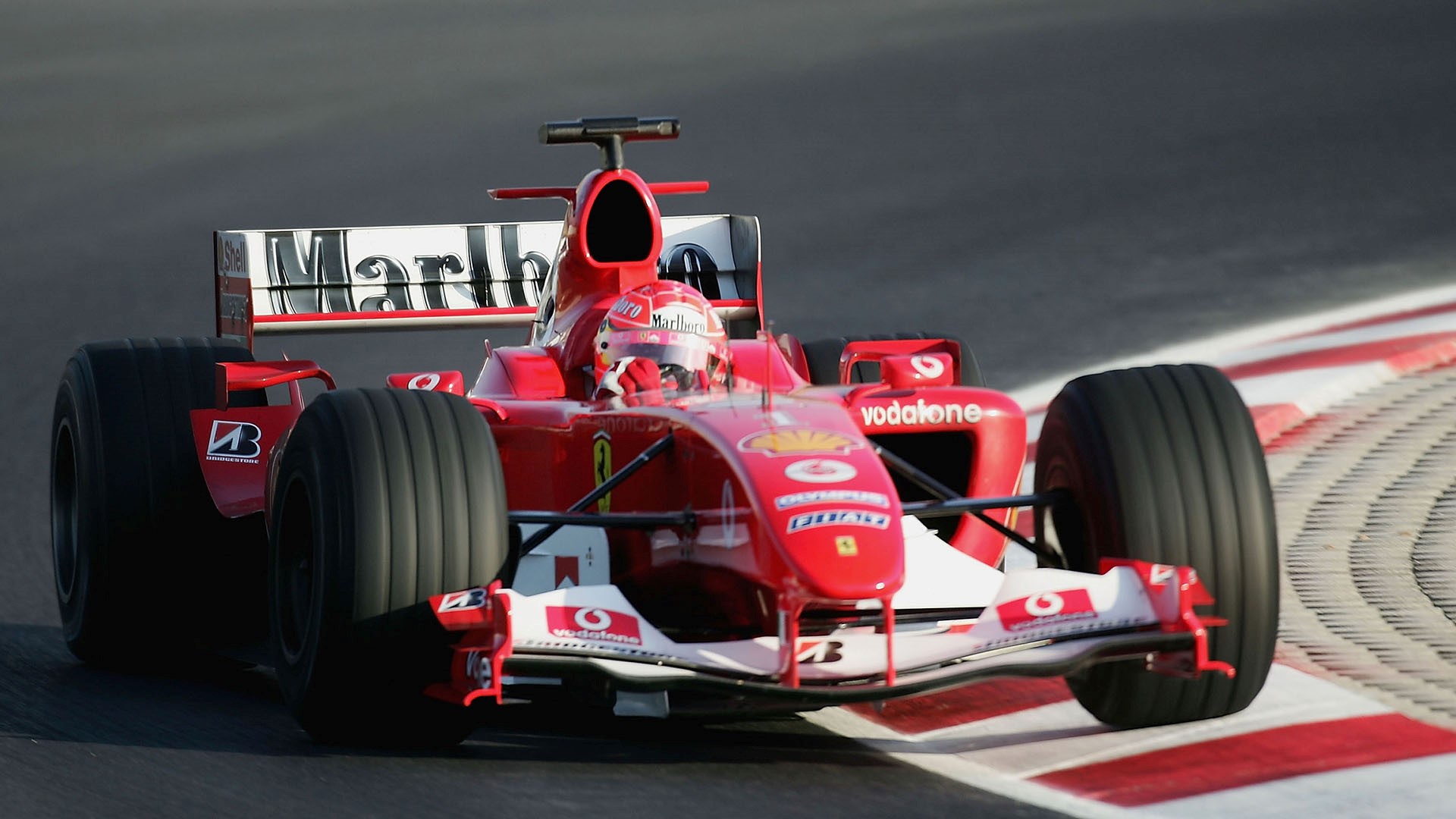 Ferrari F2004, Michael Schumacher.