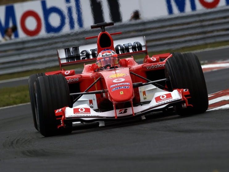 Some people regard the F2004 as the most beautiful car ever; and it's certainly up there with the greats...