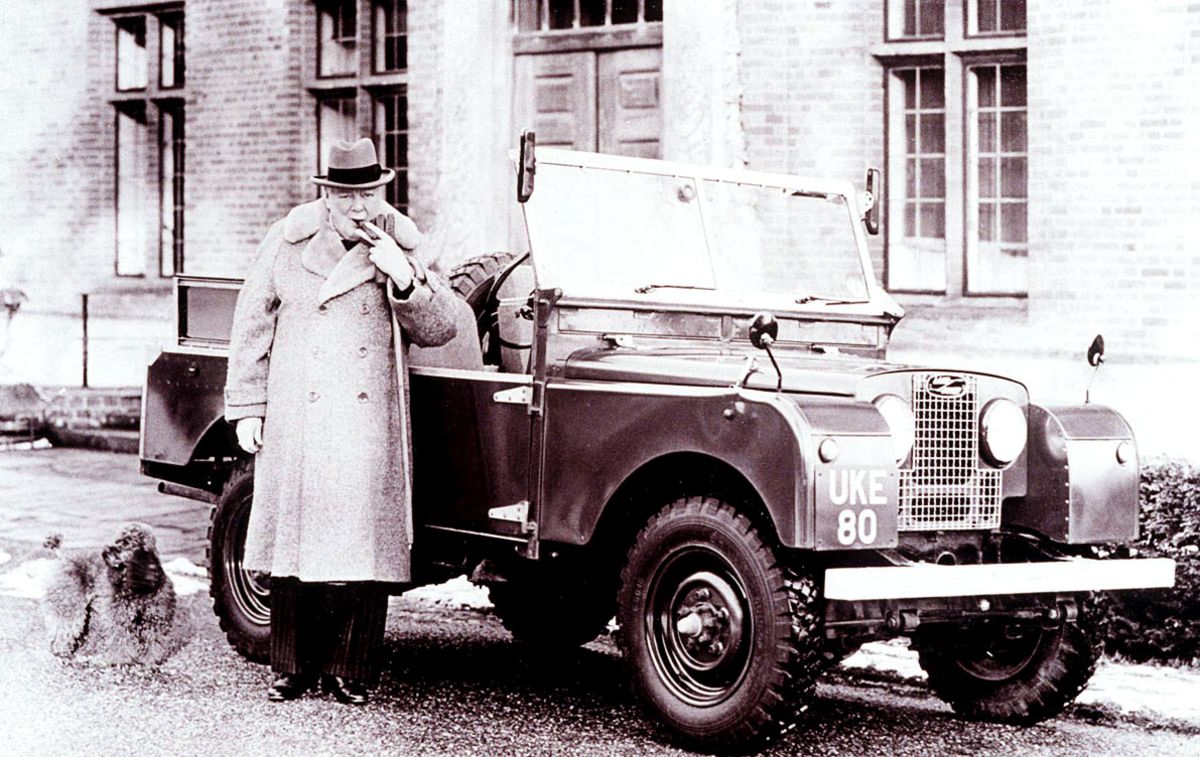Winston Churchill’s Series 1 Land Rover.