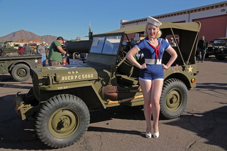 Jeep Willys girl.