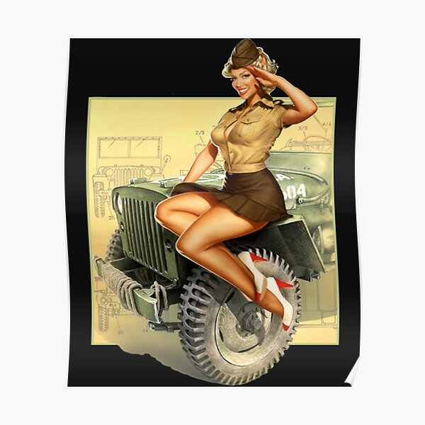 Jeep Willys girl.