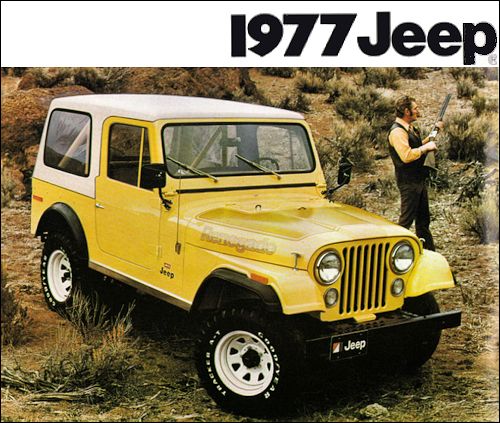 1977 Jeep Wrangler.