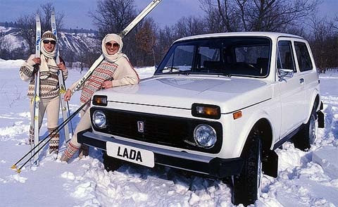 A Lada Niva from Soviet Union.