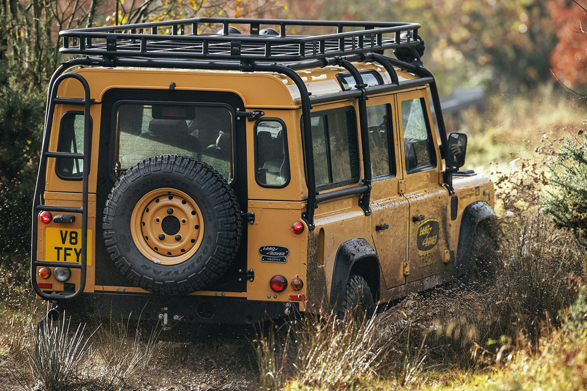 Land Rover Classic Unveils Limited-Run $270,000 Defender Works V8 Trophy.