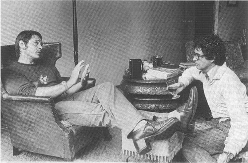 David Purley at home. He always avoided the buttoned-up blazer look associated with the ex-military, in favour of comfortable casual wear, which suited him. The shoes aren’t ‘70s glam rock platforms; after his big accident, David had one leg shorter than the other and wore big shoes to compensate. 