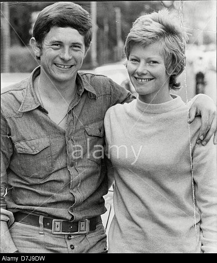 David in 1973 with Jane, his first wife who he married in 1969. Modelling fuss-free casual outfits and disarmingly similar smiles. Note David’s massive belt buckle and very current, button flies.