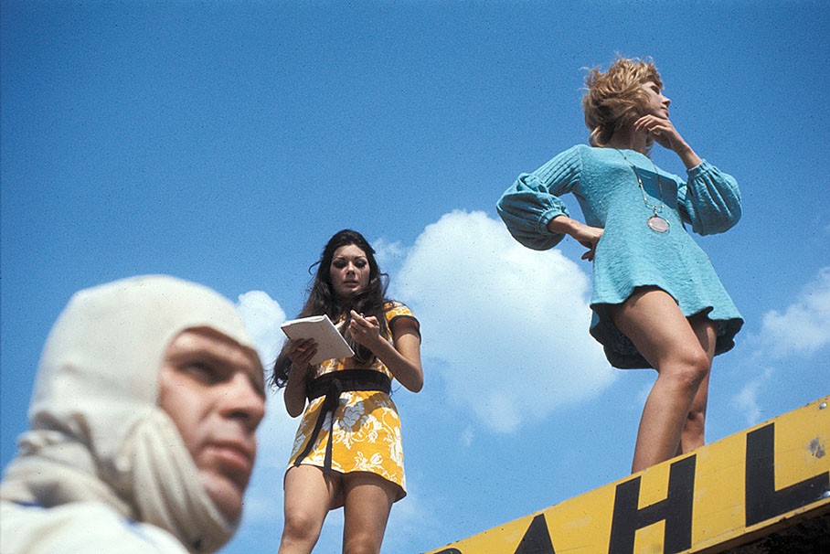1970, Holland, Zandvoort, Formula 1. Girls. 