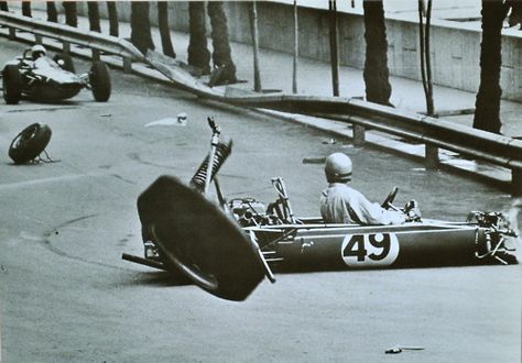Monaco 1966 crash.