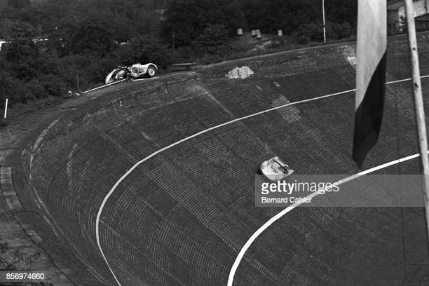 Jean Behra, Heini Walter, Porsche 718 RSK, Grand Prix of Berlin, AVUS, 01 August 1959